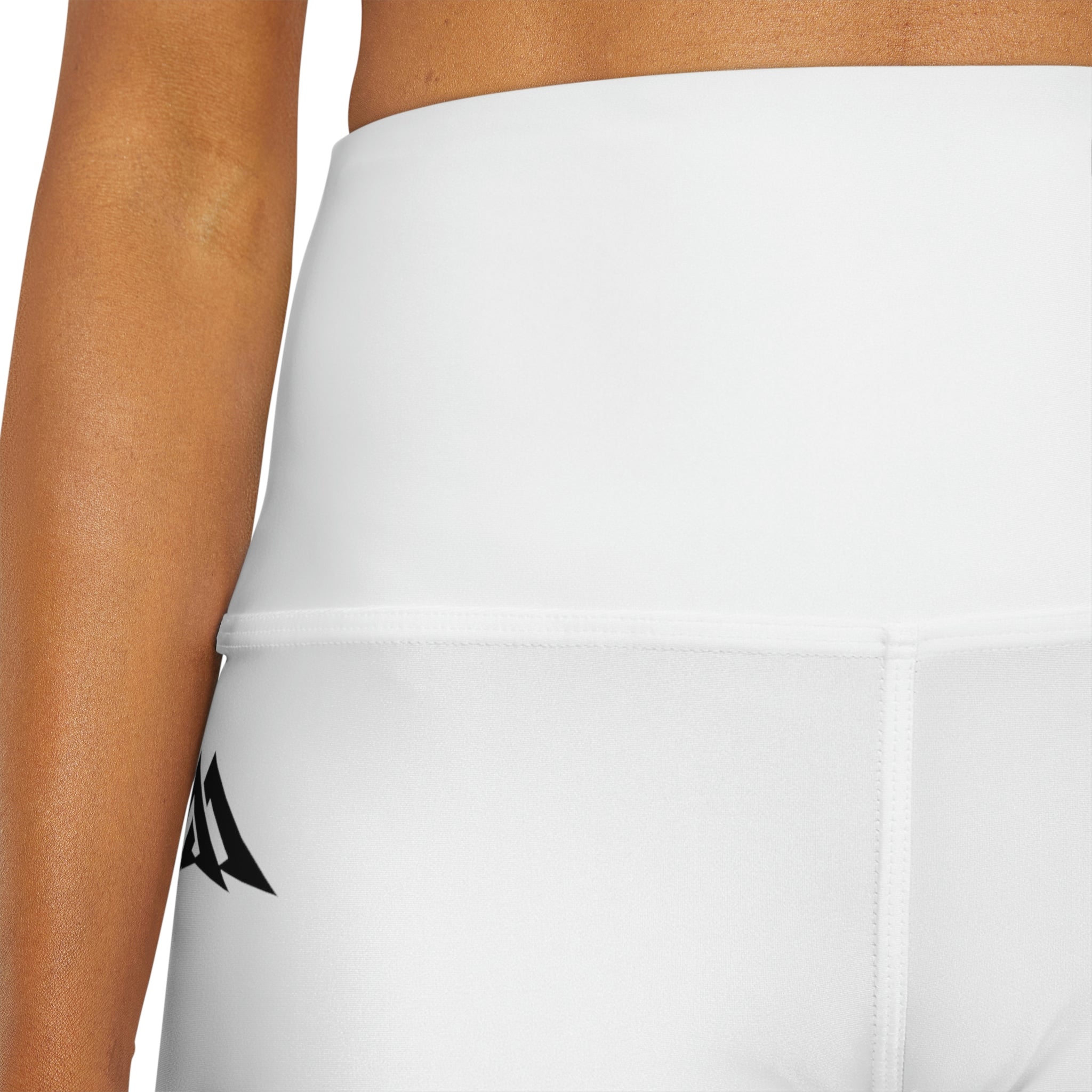 High Waisted Yoga Shorts AOP