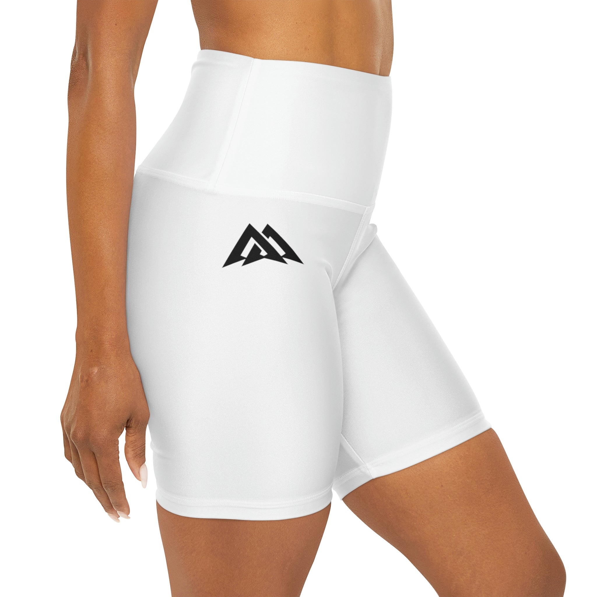 High Waisted Yoga Shorts AOP