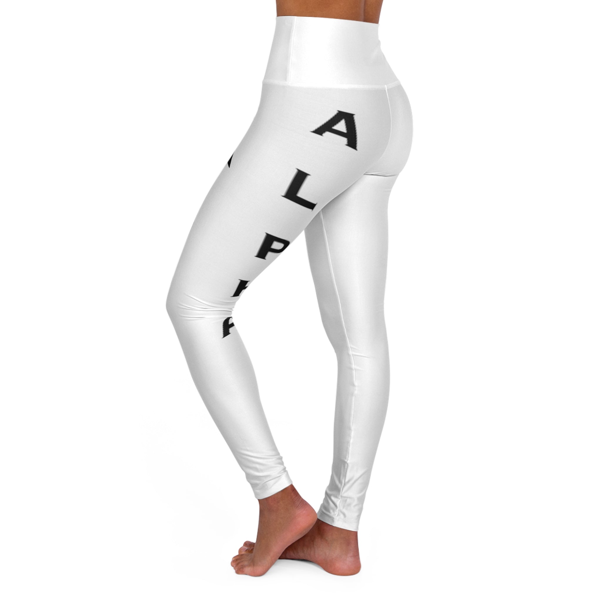High Waisted Yoga Leggings (AOP)