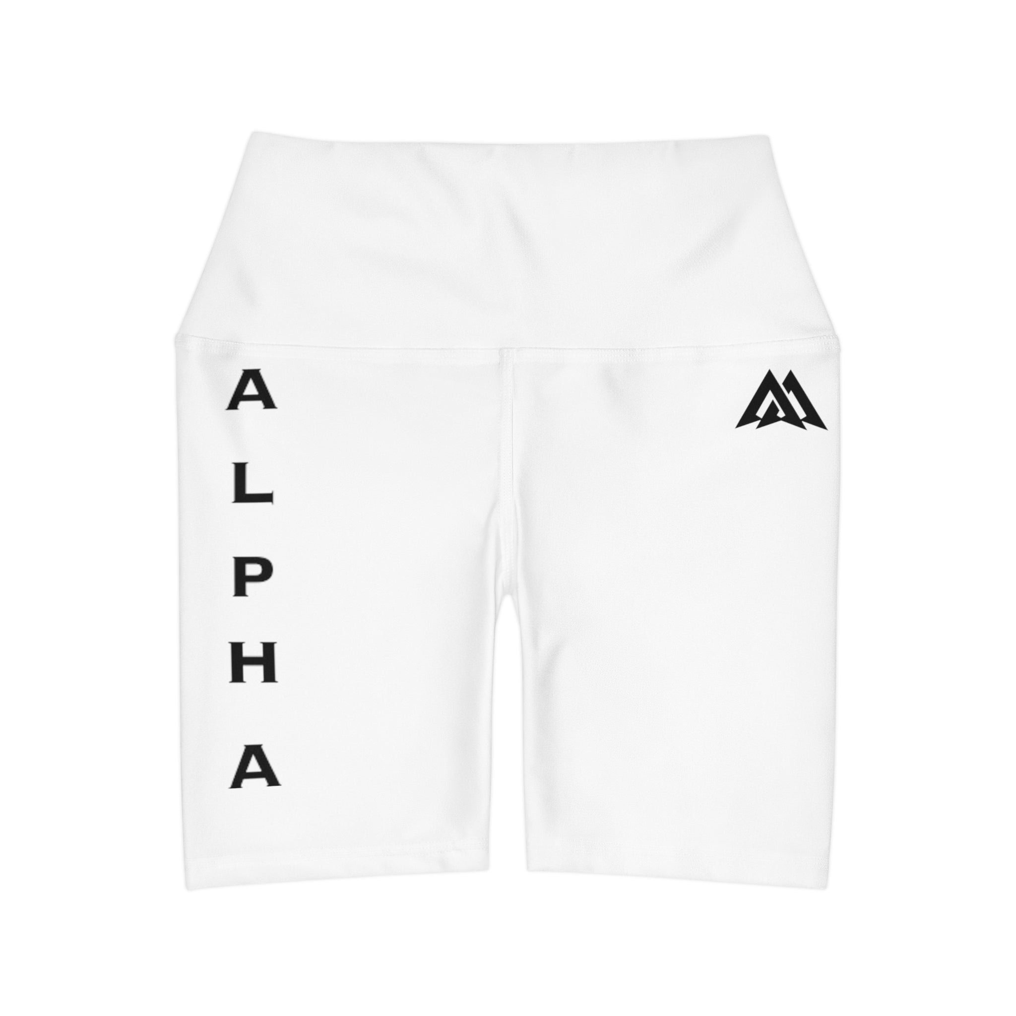 High Waisted Yoga Shorts (AOP)