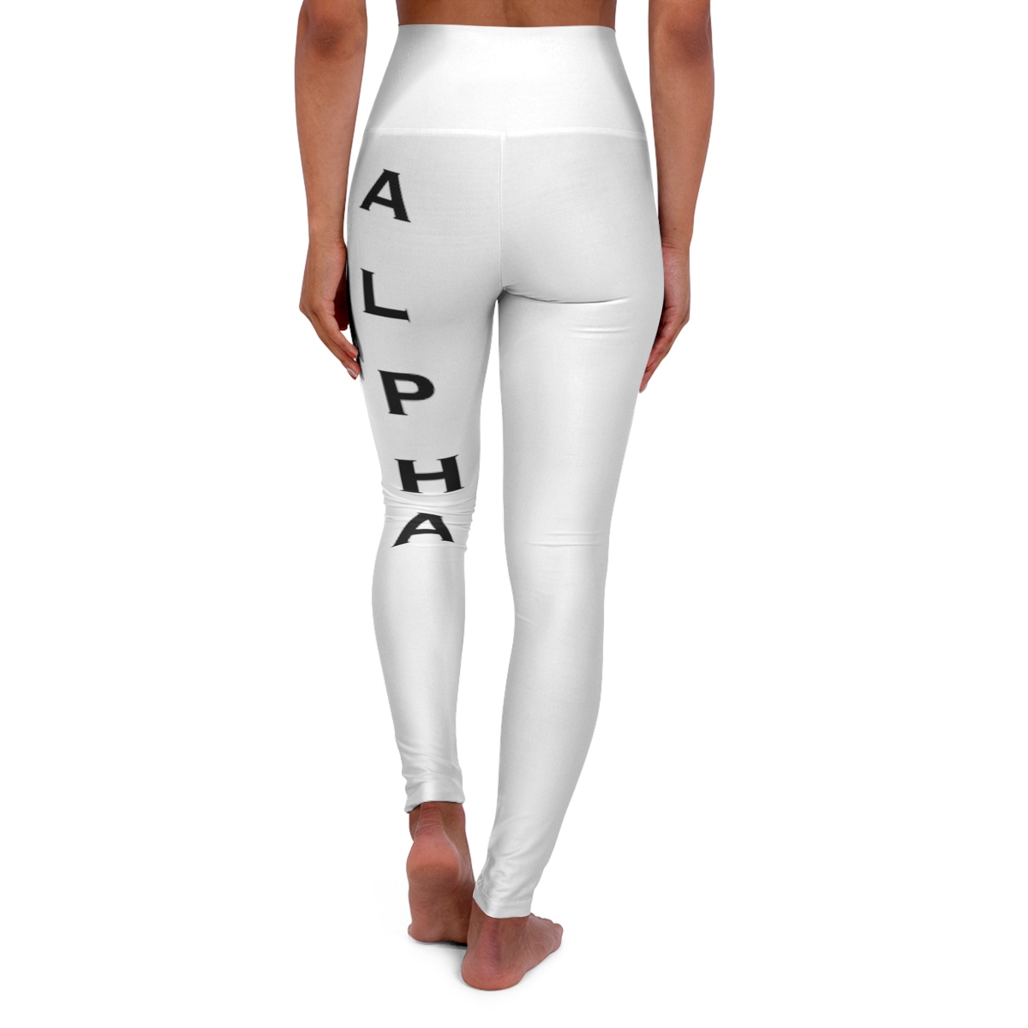 High Waisted Yoga Leggings (AOP)